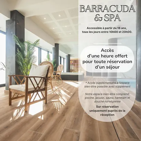 Le Barracuda & Spa, Centre Port, Pieds Dans L'eau, Vue アパートホテル ブレスト